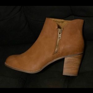 Brown booties